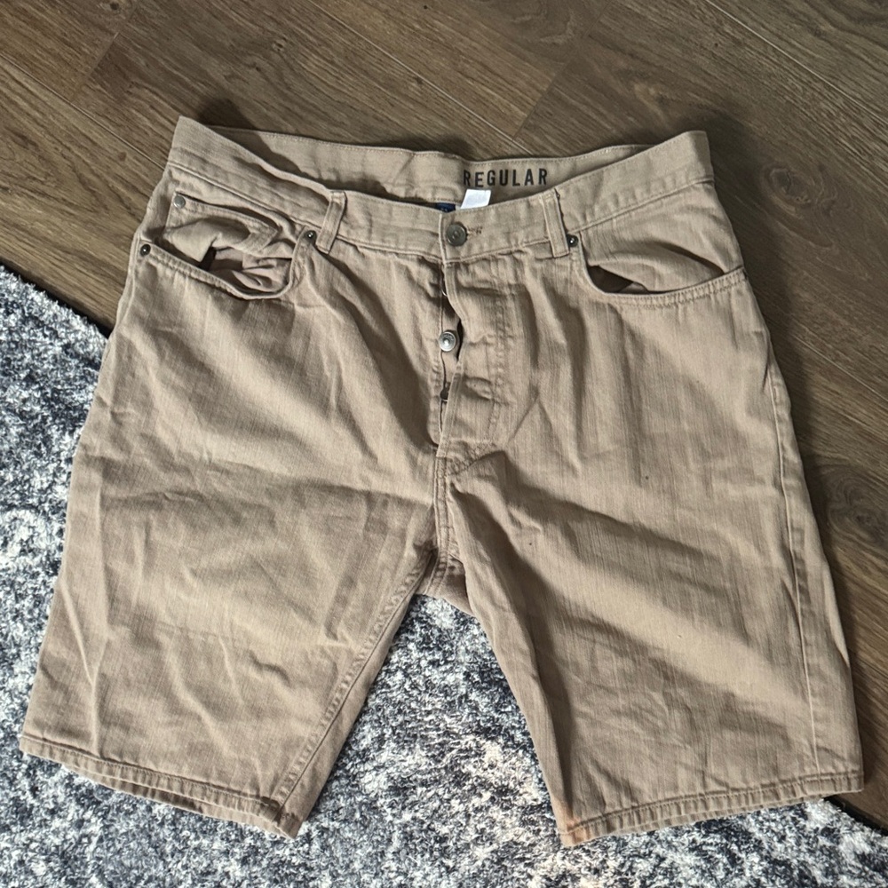 Divided Men's Tan Jean Shorts
